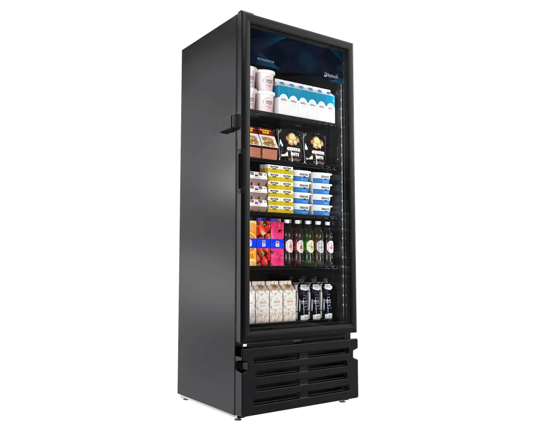 Imbera USA G319 LOCKING Refrigerator, 79-1/10"H x 30-3/5"W x 28"D, 401.7L, Black, ENERGY STAR®