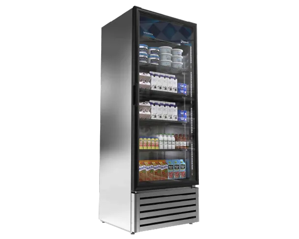 Imbera USA G319 SS Merchandiser Refrigerator – 78-7/8" H x 29-1/2" W x 27-7/8" D, 19.2 ft³, 1/3 HP