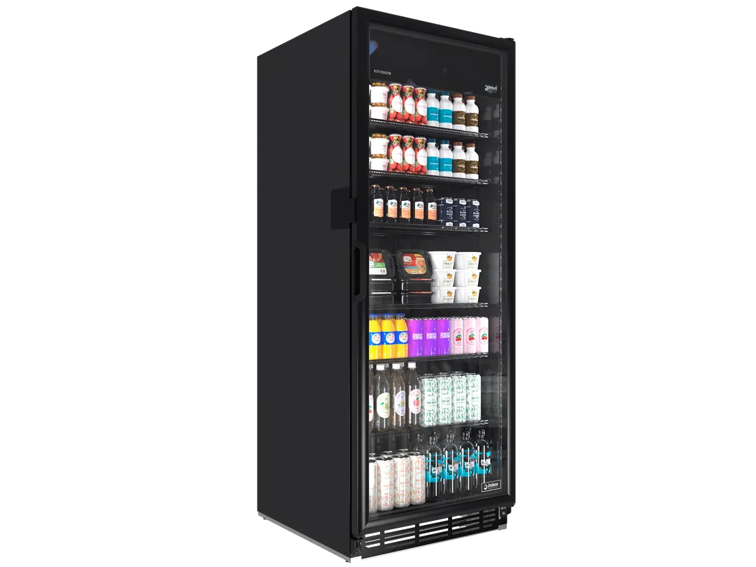 Imbera USA VR27 LOCKING Merchandiser Refrigerator – 79"H x 30"W x 32"D, 26 ft³, ENERGY STAR, 1/3HP