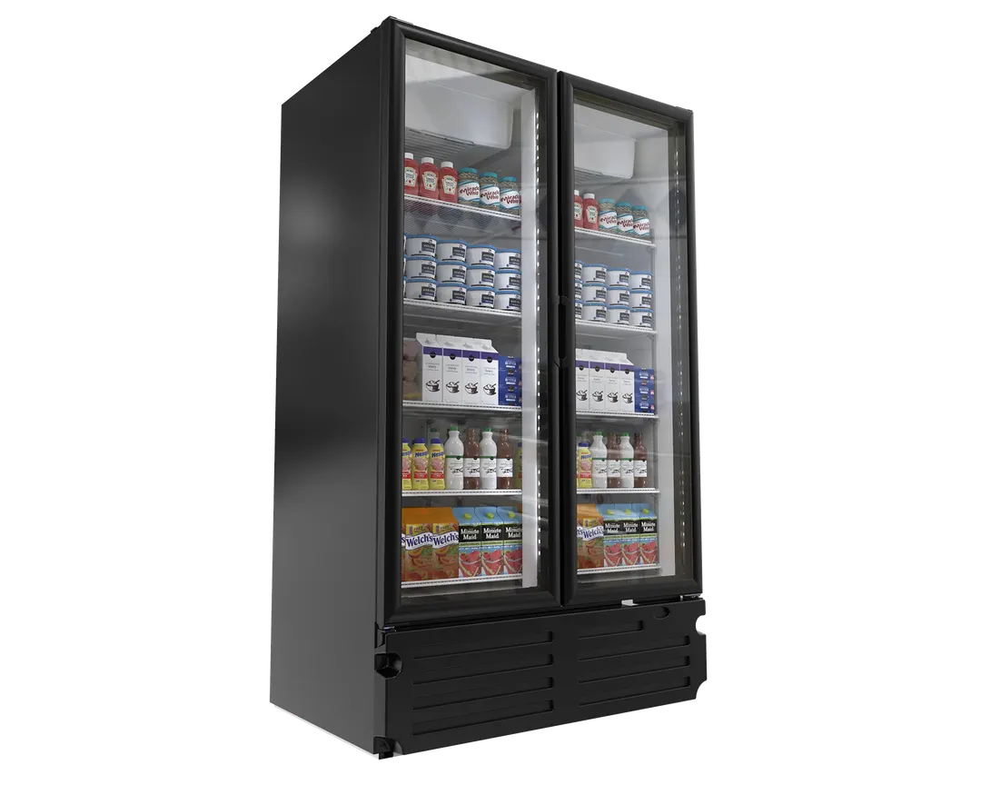 Imbera USA VRD37 Refrigerator, 78-7/8"H x 47-1/8"W x 32-1/8"D, 37.4 ft³, 1/2 HP, R290, 10 Shelves