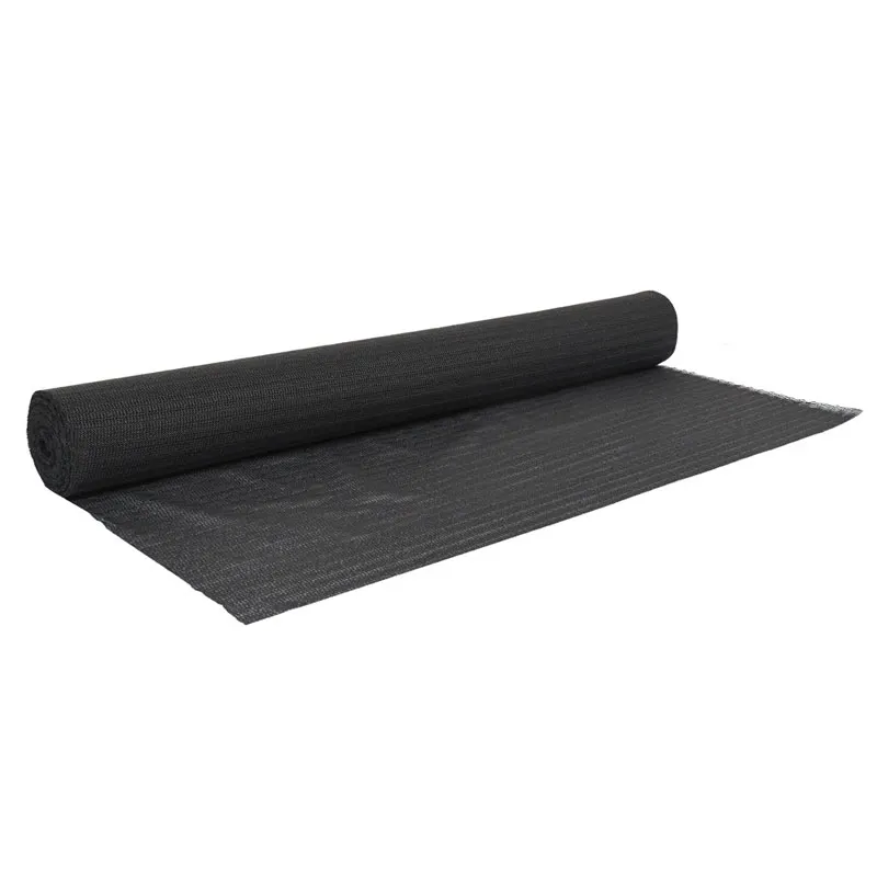 Omcan USA 10529 - Non‑Skid Black Bar Shelf Liner, 36" Width x 60 Ft Roll - 1/Roll