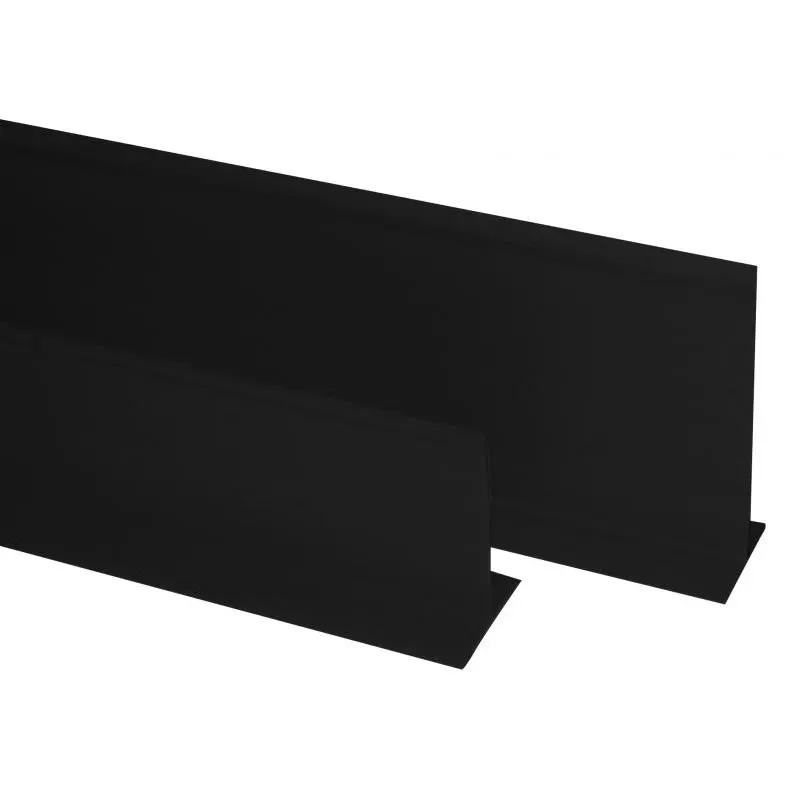 Omcan USA 10752 Divider, 5" x 30" Solid Black Partition for Commercial Refrigerators