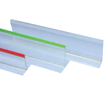 Omcan USA 10776 Divider, 3" x 30" Clear with Green Beading, Commercial Refrigerator Part