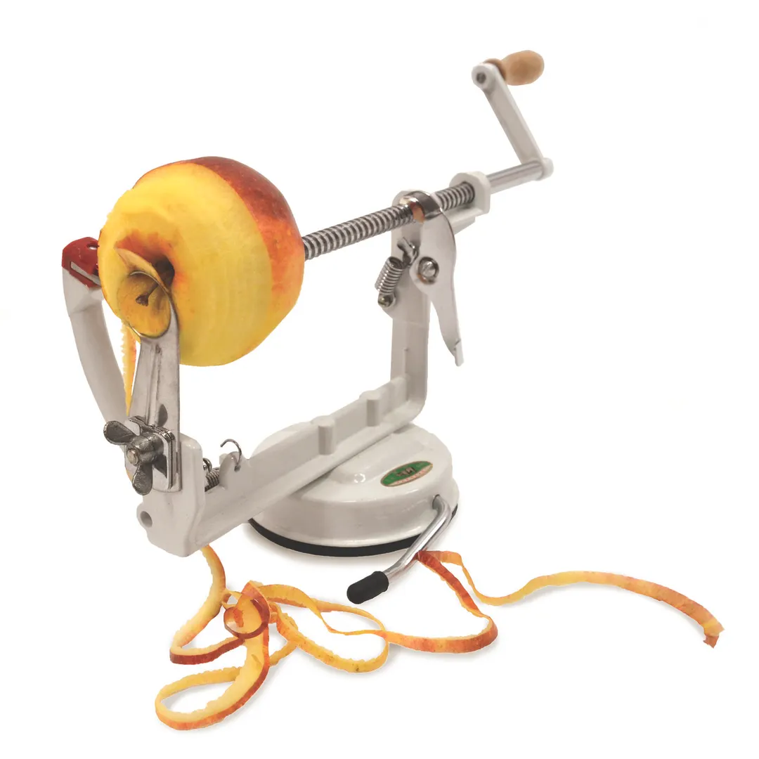 Omcan USA 10829 - Manual Aluminum Alloy Apple Peeler, Fruit & Vegetable Corer Tool