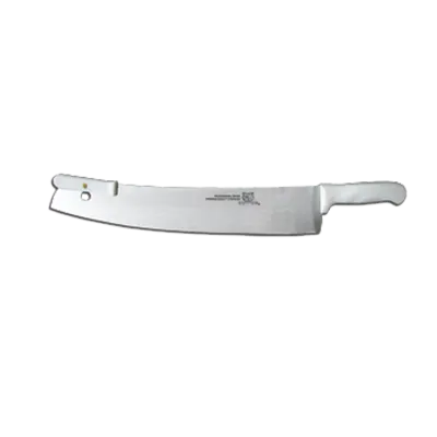 Omcan USA 11520 Pizza Rocker, 16" White Double-Handle, Plastic Handles, Stainless Steel Blade