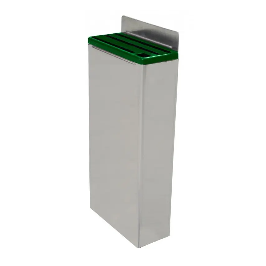 Omcan USA 12916 Knife Rack – Holds 3 Knives + Sharpening Steel, Green Insert, Stainless, 4 Slots