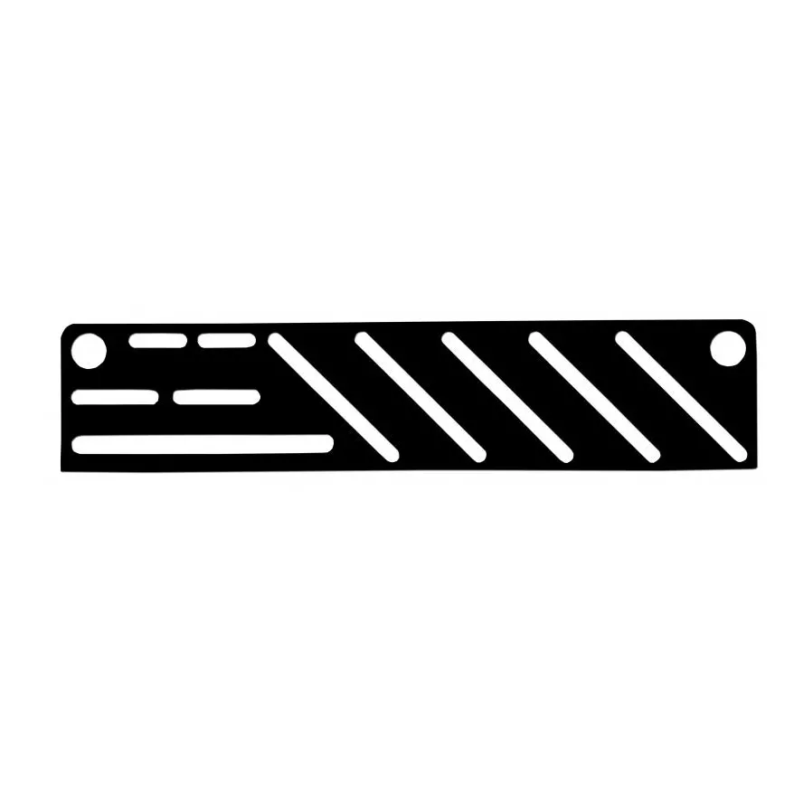 Omcan USA 12930 Black Insert for Knife Rack, Black, Fits 12" Slot, Snap-Fit Install
