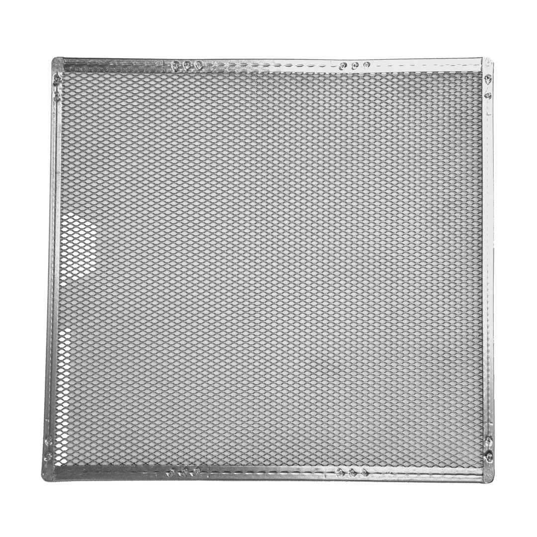 Omcan USA 13465 Pizza Screen – 20" Square Crimped Aluminum Baking Disk, Heavy‑Duty Construction