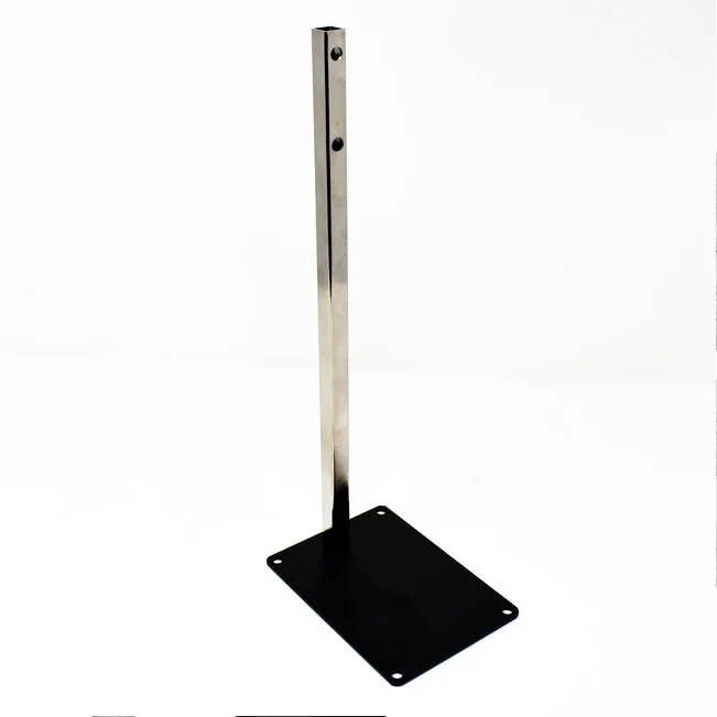Omcan USA 13682 Counter Stand for TM80 Ticket Dispenser, Sturdy Steel Build, Matte Black