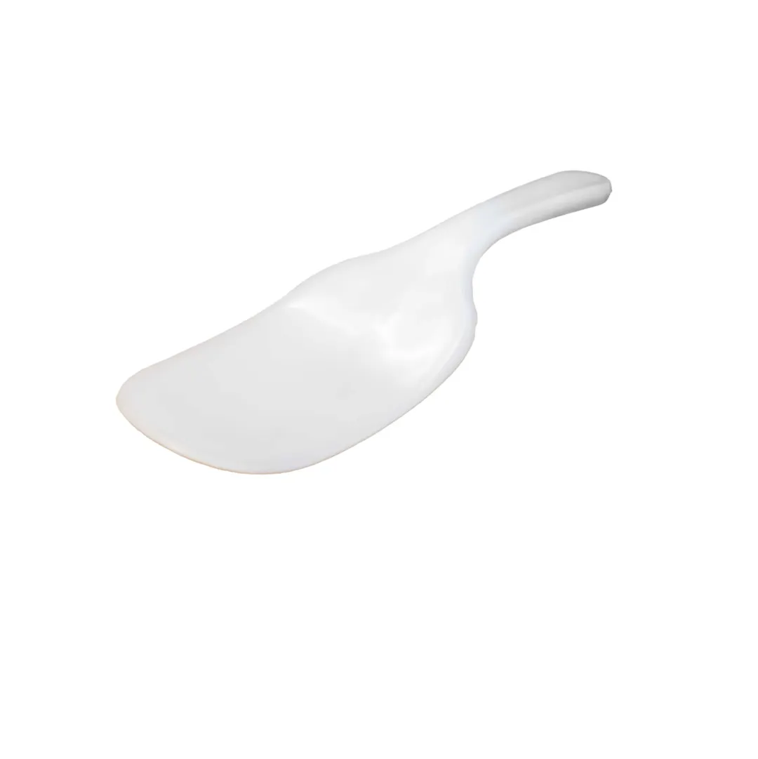 Omcan USA 14252 Hamburger Patty Scoop, White Plastic Mixing Paddle, Poly Paddle, Plastic Handle