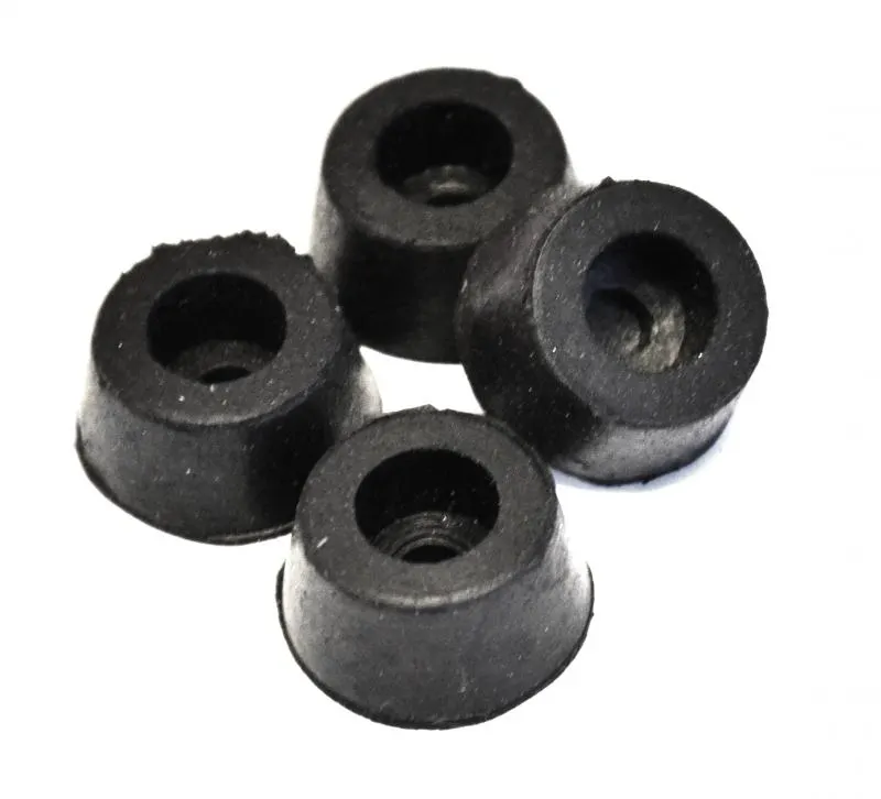 Omcan USA 14793 Rubber Feet for #11400 Cheese Cutter, Slip‑Resistant Grip, Food‑Safe Rubber