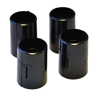 Omcan USA 18307 Shelving Clip, Black ABS Plastic Sleeves for Restaurant Shelving