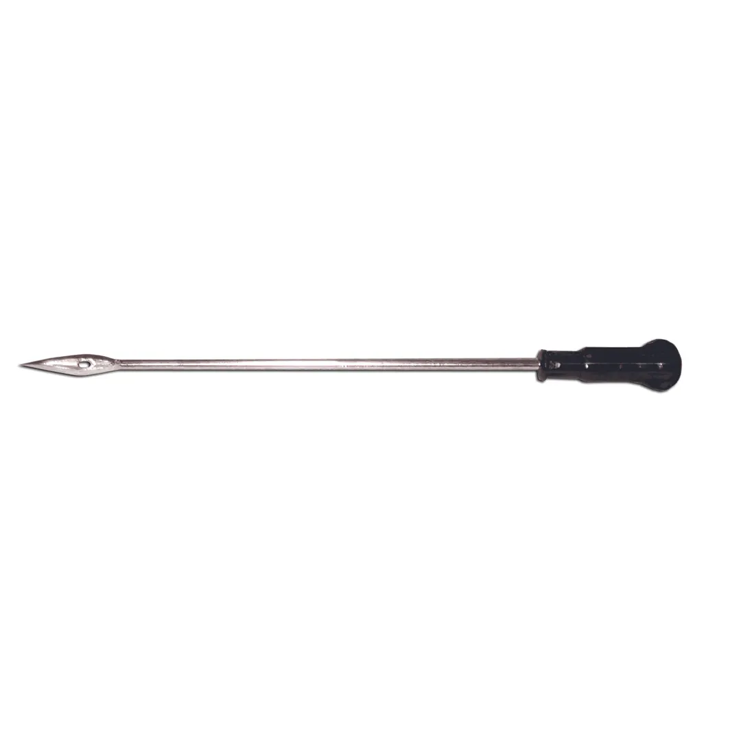 Omcan USA 21259 Roast Beef Needle, 12" Length, Stainless Steel Shaft With Plastic Handle