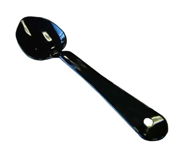 Omcan USA 21789 - 11"-12" Solid Plastic Serving Spoon, Black Handle, Durable Kitchen Hand Tool