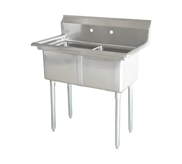 Omcan USA 22113 (2) Two Compartment Sink