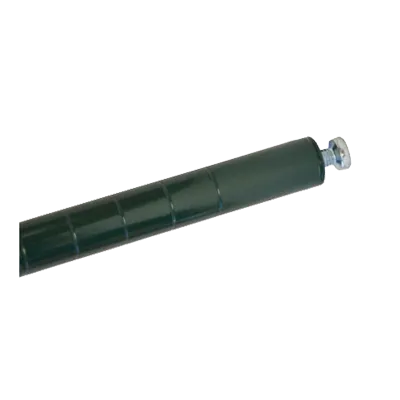 Omcan USA 23638 Post, 74" Lever, Green Epoxy Finish, NSF, Stationary Wire Shelving Post
