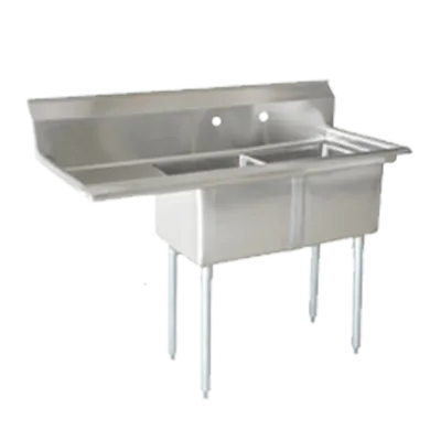 Omcan USA 25250 (2) Two Compartment Sink