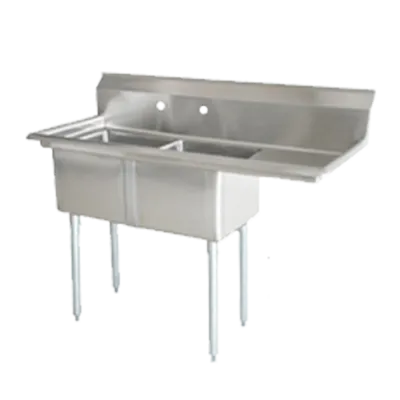 Omcan USA 25251 (2) Two Compartment Sink
