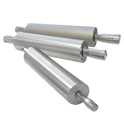 Omcan USA 27676 Rolling Pin - 13" Aluminum Baking Tool, Durable Construction, Perfect for Pastry