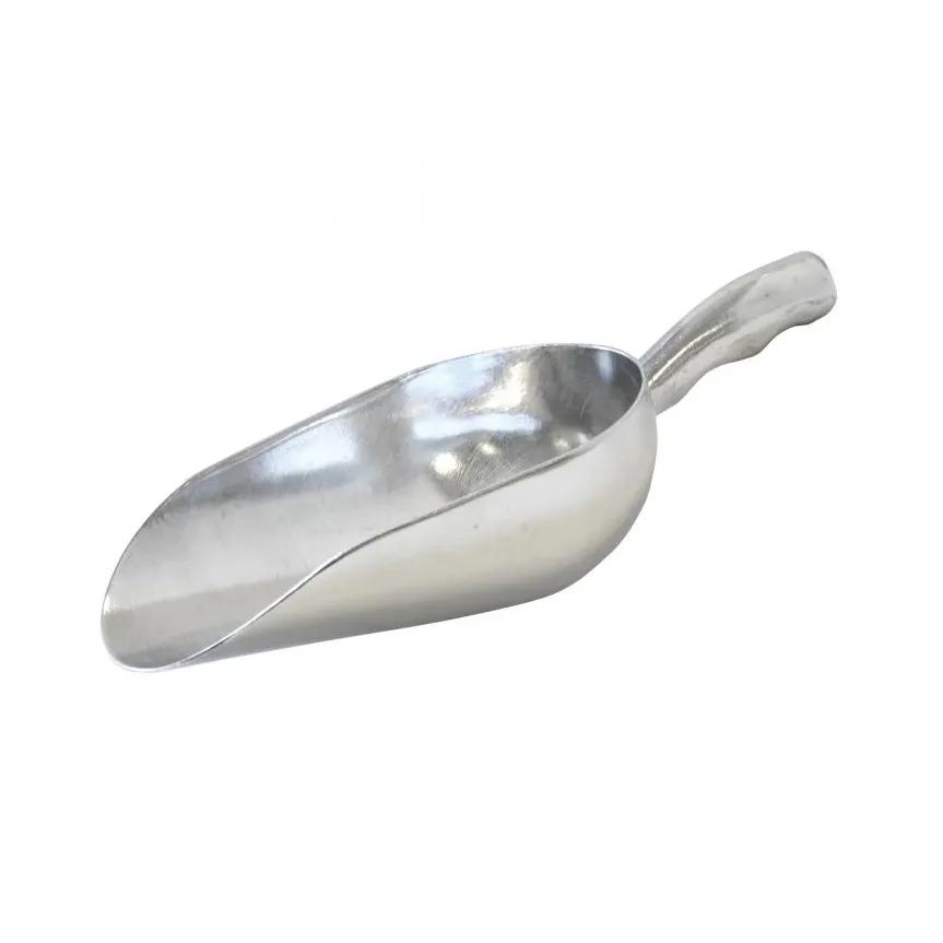 Omcan USA 27680 Ice Scoop – 12 Oz, Round Bottom, Solid Aluminum Construction