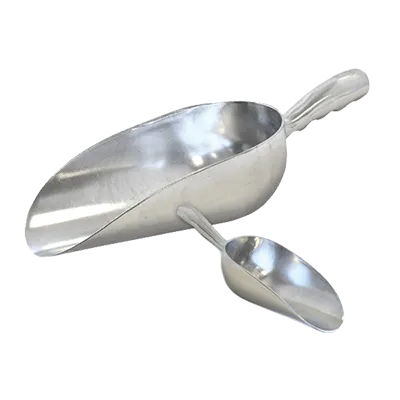 Omcan USA 27684 Aluminum Ice Scoop, 85 Oz, Round-Bottom Solid Design, Kitchen Tool