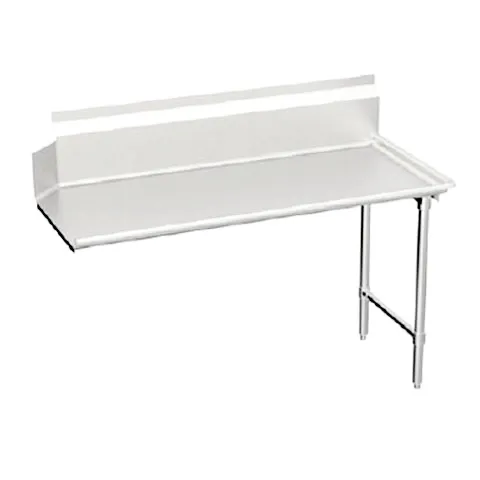 Omcan USA 28479 - 60" S.Steel Clean Straight Dishtable - 10" Splash Height, 18 Gauge / Right Side