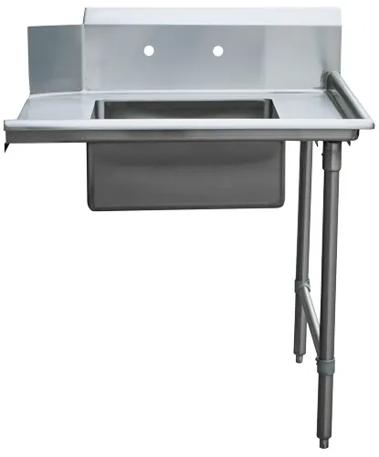 Omcan USA 28483 - 36" Stainless Steel Soiled Dishtable with Sink, 10" Splash Height / Right‑to‑Left