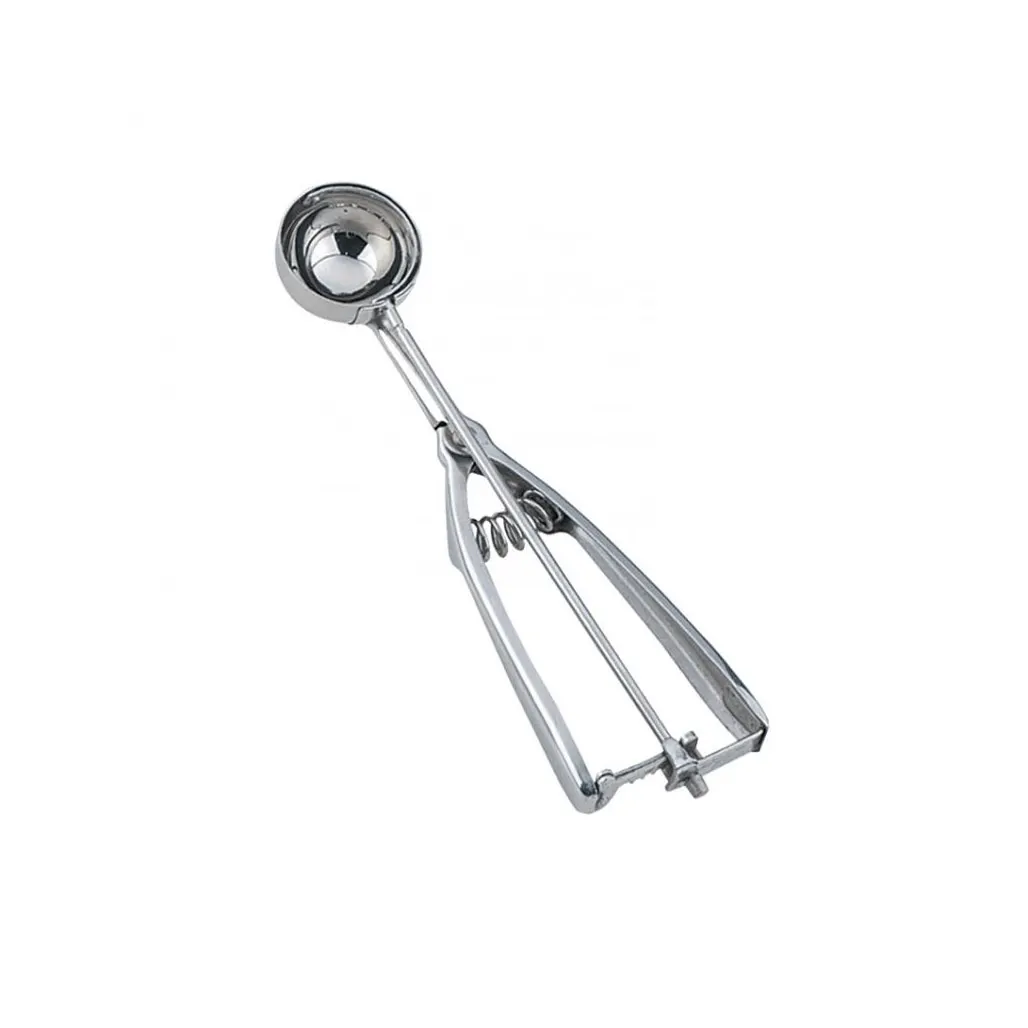 Omcan USA 34859 Ice Cream Scoop, 1-3/8", .3‑.9 oz, Handle, Stainless Steel - 12/Case