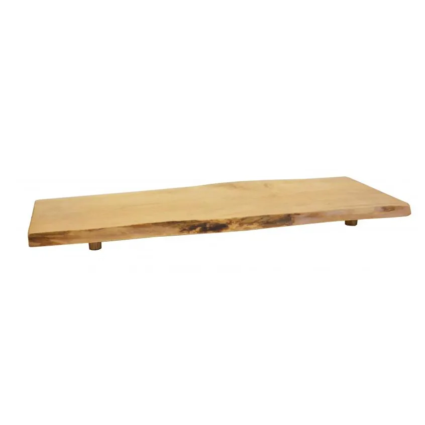 Omcan USA 39515 - Hand-Crafted Canadian Hardwood Sushi Platter, 16" x 10", Wooden Board Servingware