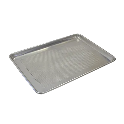 Omcan USA 39532 Perforated Bun and Sheet Pan, 13" x 18" Half-Size, 20-Ga Aluminum, Uncoated