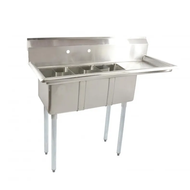 Omcan USA 39763 (3) Three Compartment Sink