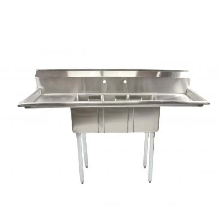Omcan USA 39764 (3) Three Compartment Sink