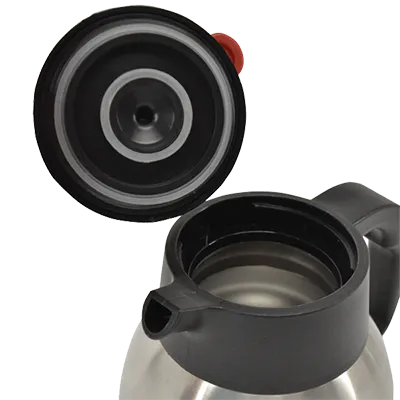 Omcan USA 40566 Lid For Thermal Carafes, Black Plastic Snap‑Fit Seal, Fits 8‑Qt Carafe