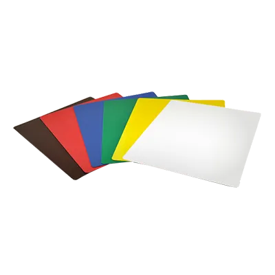 Omcan USA 41193 Cutting Board Set, Assorted, 1/16" Thick, 10"-12" x 13"-18" Plastic, - Set