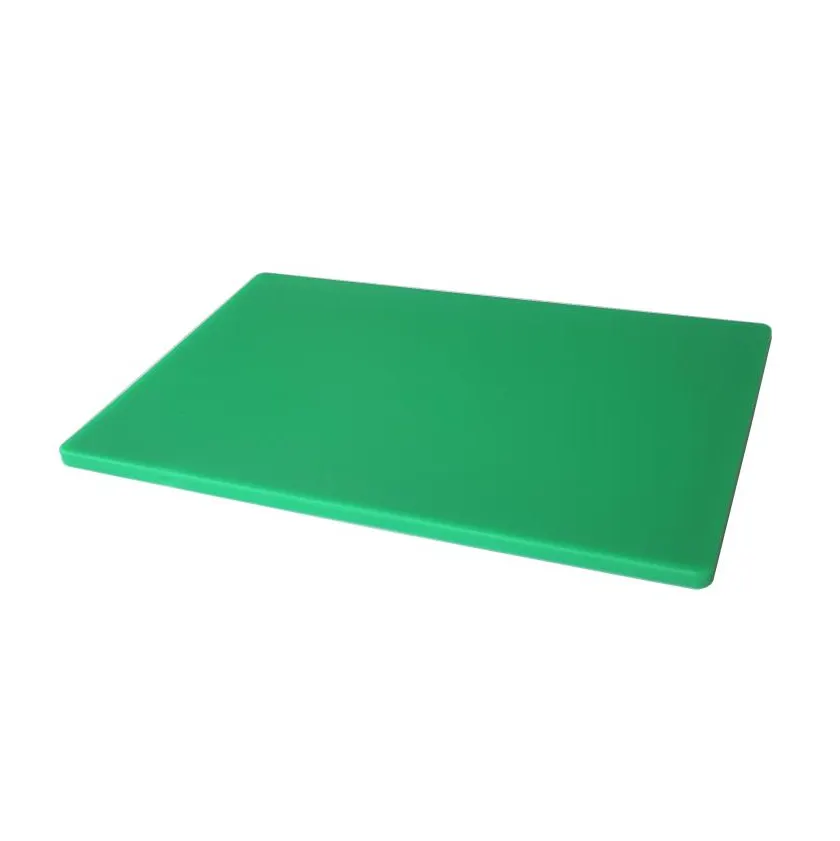 Omcan USA 41210 Plastic Cutting Board, 18" x 24" x 1/2" Green, Dishwasher Safe, USDA/FDA/NSF