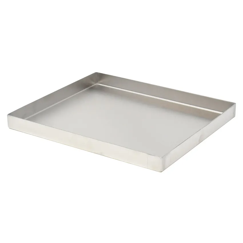 Omcan USA 43081 Food Pan – 10" x 14" x 1" Stainless Steel, 1" Depth, Restaurant Storage Solution