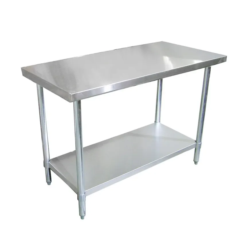 Omcan USA 43183 Stainless Steel Top 30" - 35" Work Table