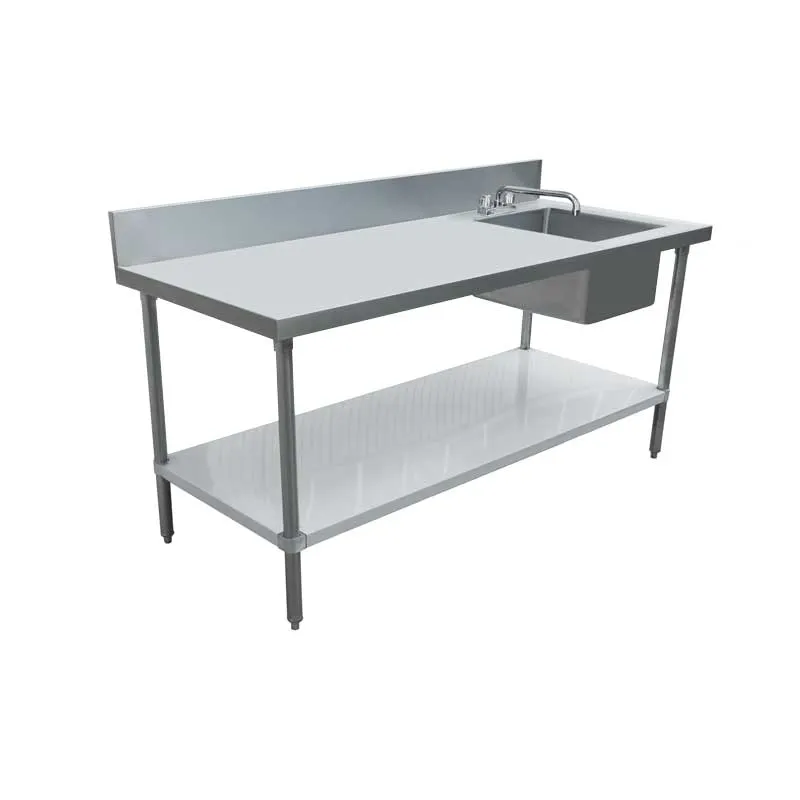 Omcan USA 43242 with Prep Sink(s) Work Table
