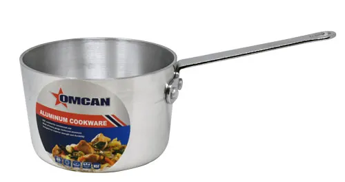 Omcan USA 43342 Sauce Pan - 1.5 Qt Aluminum Cookware, Smallwares, Heat-Conductive Design