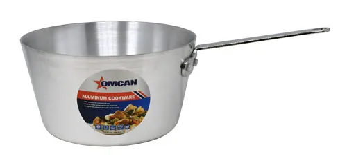 Omcan USA 43346 Sauce Pan – 5.5 Qt Aluminum Cookware, Perfect for Commercial Kitchens