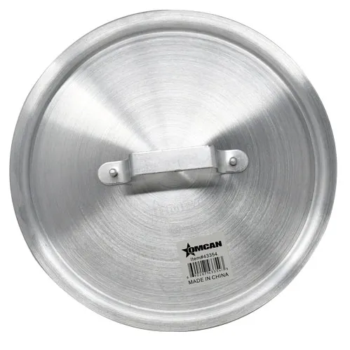 Omcan USA 43354 Aluminum Cookware Cover, 5.5 Qt, Universal Pot Lid, Heavy-Duty Construction
