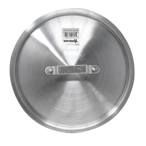 Omcan USA 43355 Aluminum Cookware Cover, 7-Qt Lid for Pots & Pans, Commercial Construction
