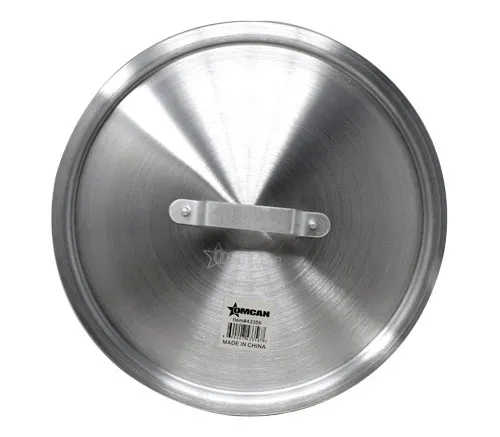 Omcan USA 43356 Aluminum Cookware Cover, 8.5‑Qt Pot & Pan Lid, Commercial Grade, Silver