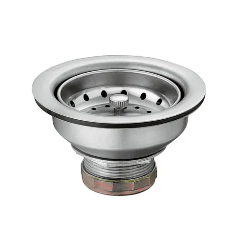 Omcan USA 43409 3.5-inch Drain Basket with Stopper