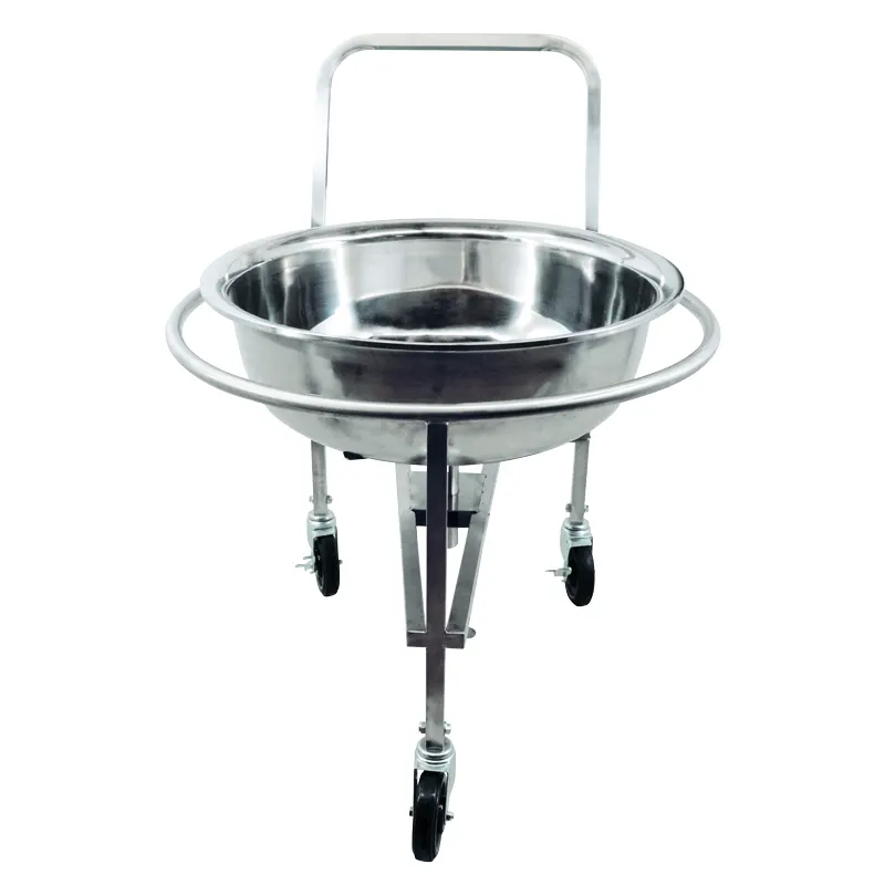 Omcan USA 43469 Roto Cart, 31"W x 36.5"D x 39.75"H, Stainless Steel, 3 Welded Wheels