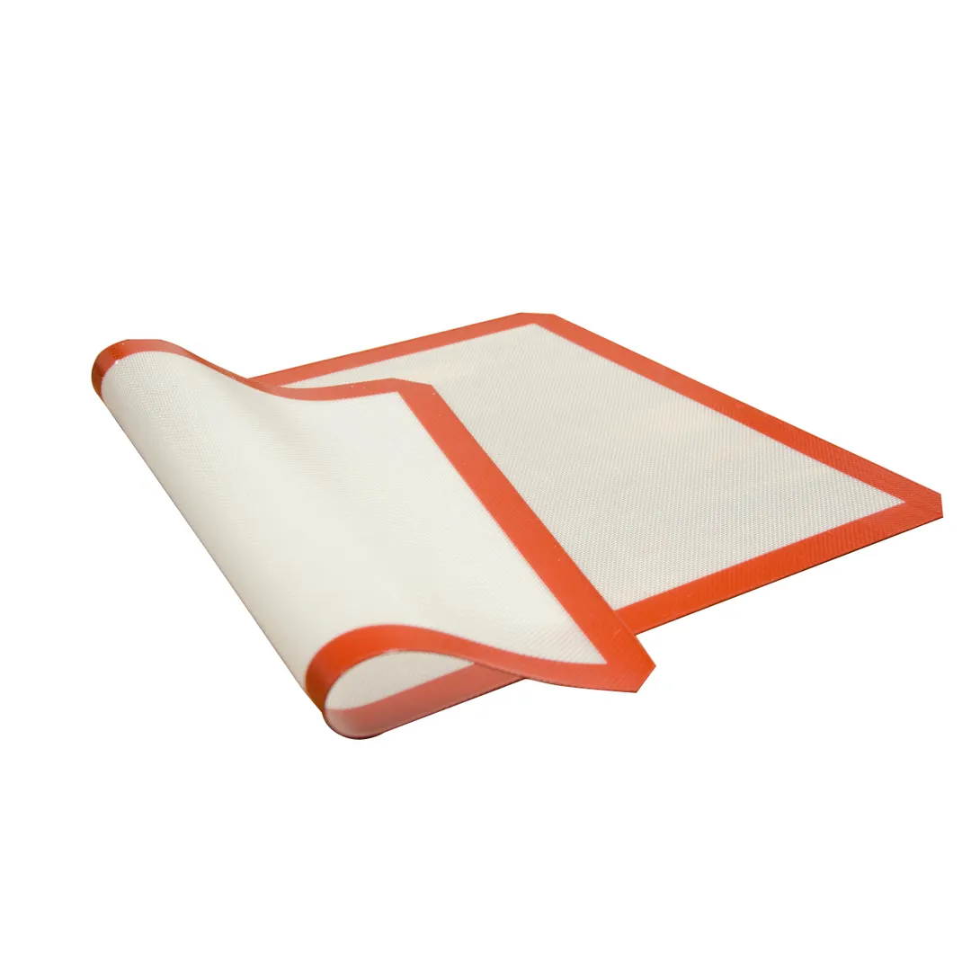 Omcan USA 43490 Baking Mat, Full Size 24.5" L x 16.5" W, Silicone Non‑Stick, Oven & Microwave Safe