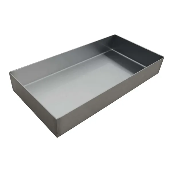 Omcan USA 43498 Tapered Bun & Sheet Pan, 10" x 12", 18‑Gauge Stainless Steel, Dishwasher Safe
