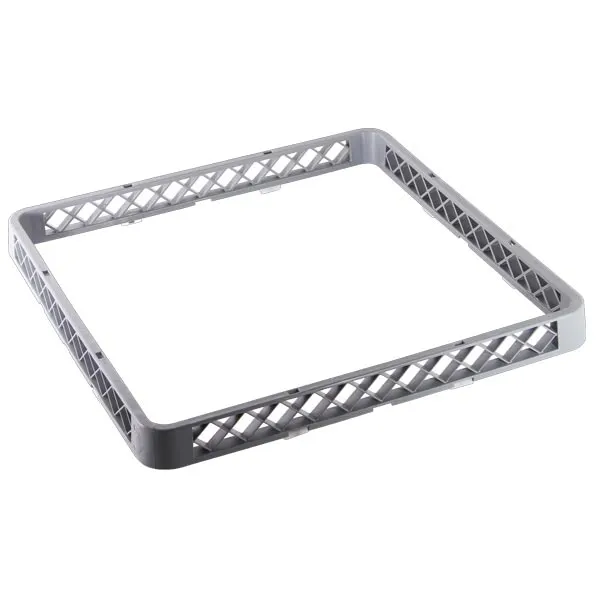 Omcan USA 43504 Dishwasher Rack Extender, Gray, 19.7" x 19.7", Full Size, 1.75" Inside Height