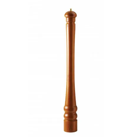 Omcan USA 43672 Pepper Mill – 6" Tall, Orange, Wood, Base, Steel – 20‑Year
