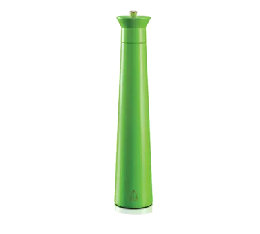 Omcan USA 43693 - TRE SPADE Nabucco Pepper Mill, 11.81" Tall, Steel Conic, Beech Wood, Green